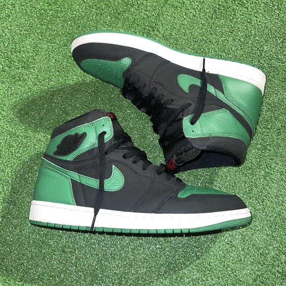 Nike Air Jordan 1 High Pine Green Black size 12 555088-030 OG I Retro Clean